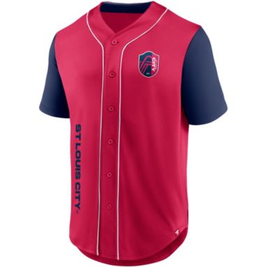 sorry, MLS Adult St. Louis City SC Balance Red Baseball Jersey is currently out of stock