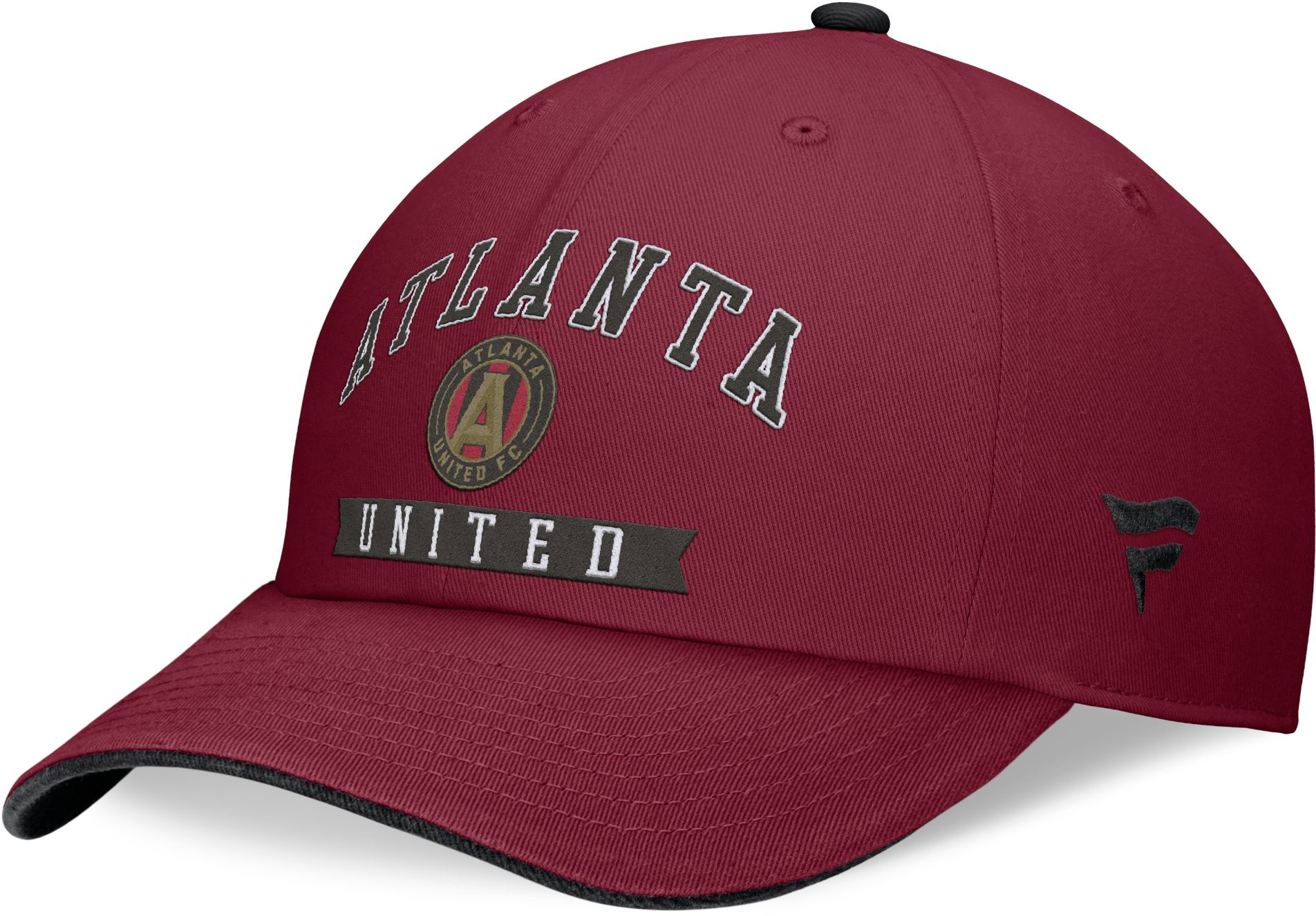 MLS Adult Atlanta United Old School Maroon Unstructured Adjustable Hat