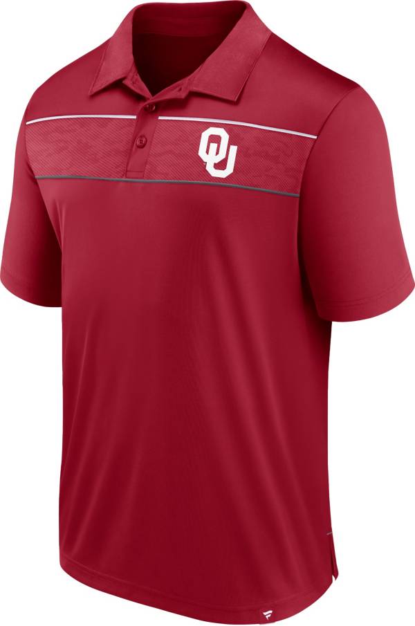 NCAA Men's Oklahoma Sooners Crimson Defender Embossed Polo product image