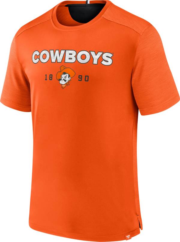 NCAA Men's Oklahoma State Cowboys Orange Defender Rush T-Shirt product image
