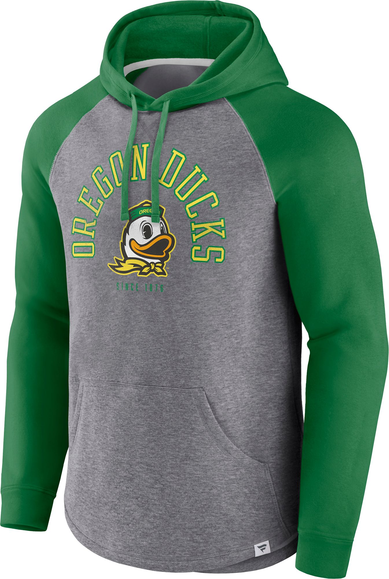 NCAA Men's Oregon Ducks Grey Raglan Pullover Hoodie | Dick's Sporting Goods