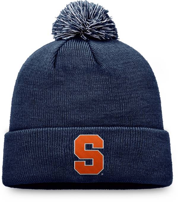 Top of the World Men's Syracuse Orange Blue Pom Knit Beanie product image