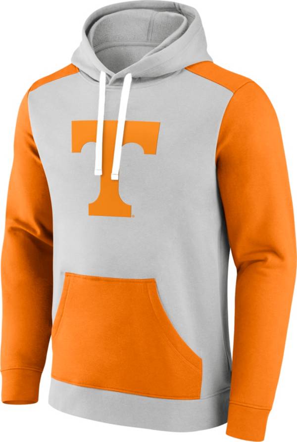 NCAA Men s Tennessee Volunteers Grey Colorblock Pullover Hoodie