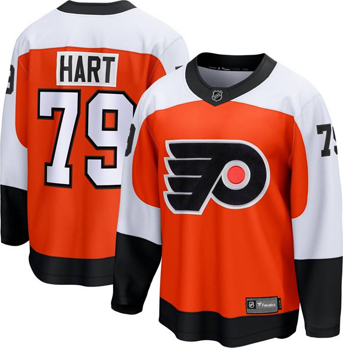 NHL Philadelphia Flyers Carter Hart #79 Breakaway Home Replica