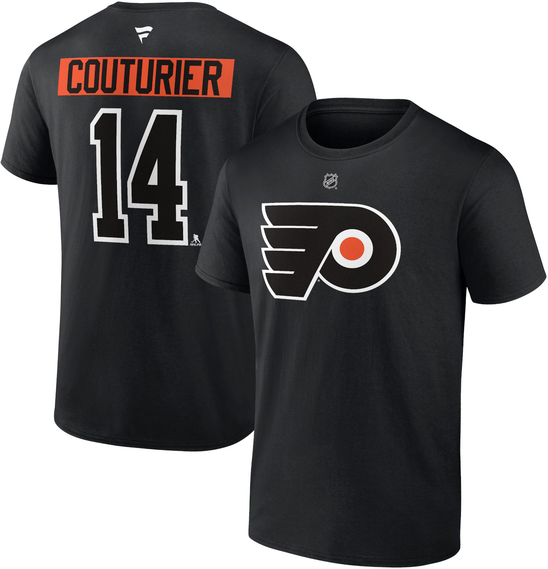 NHL Philadelphia Flyers Logan Couture #39 Black T-Shirt