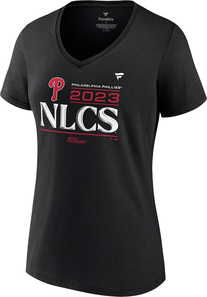 MLB Women's 2023 Division Series Champions Philadelphia Phillies Locker  Room V-Neck T-Shirt