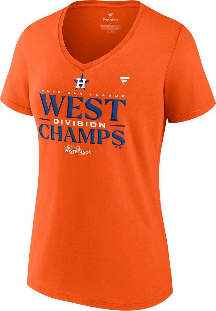 MLB Women's 2023 Division Champions Houston Astros Locker Room T-Shirt
