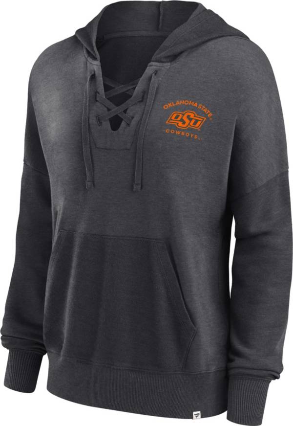 Women's Concepts Sport Gray Cleveland Browns Mainstream Hooded Long Sleeve  V-Neck Top 