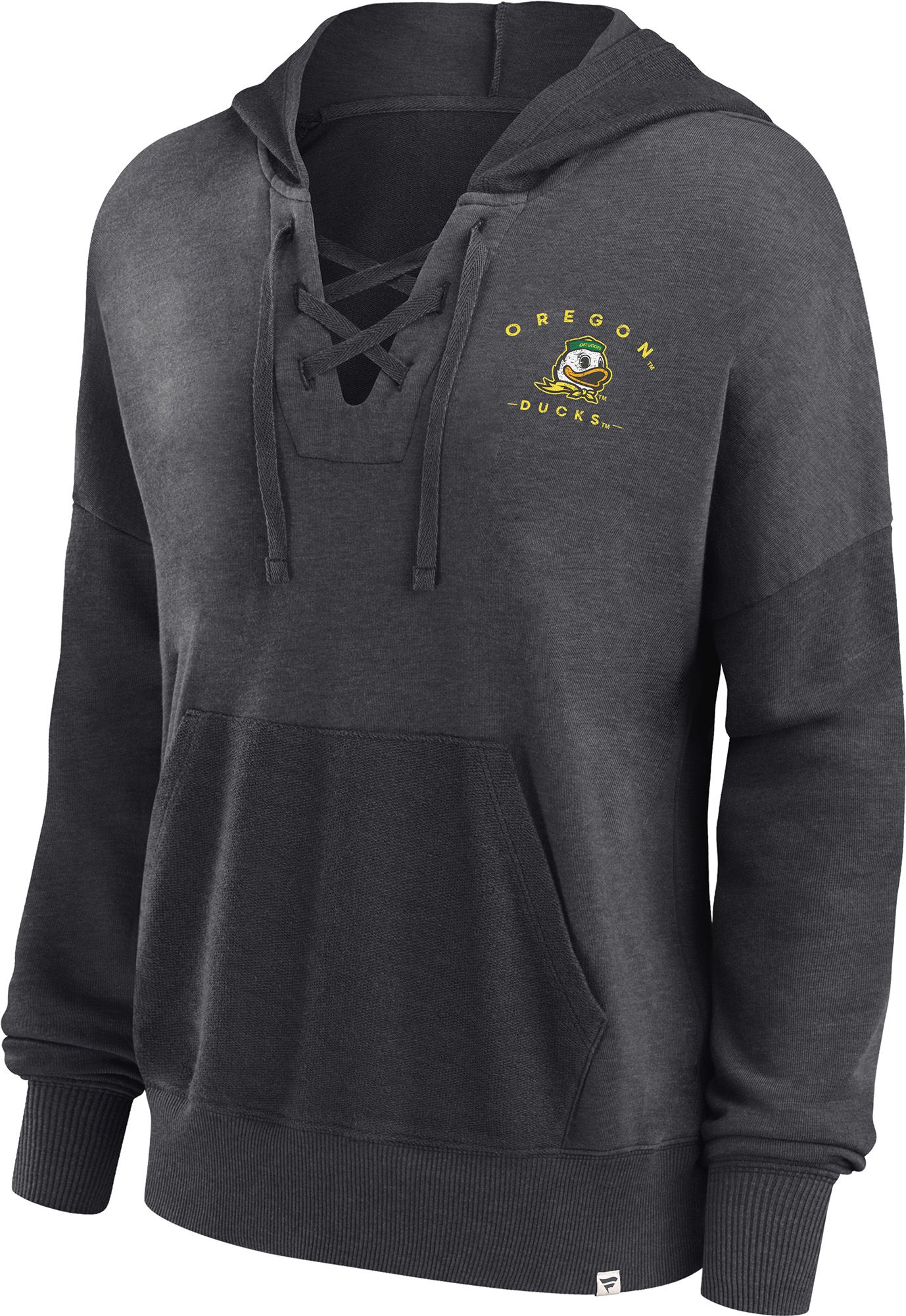 NCAA Women's Oregon Ducks Grey Heritage Lace Pullover Hoodie product image