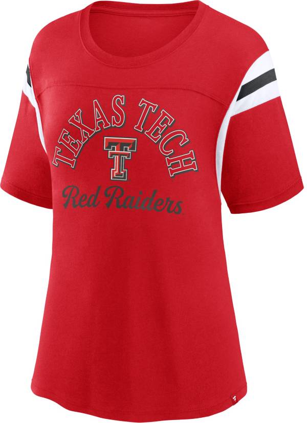 NCAA Women's Texas Tech Red Raiders Red BiBlend Colorblock T-Shirt product image