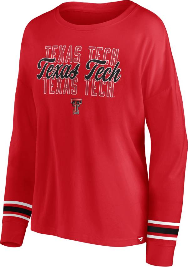 Patrick Mahomes Texas Tech Red Raiders White Football Long Sleeve Player T  Shirt