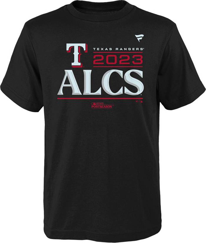 MLB Team Apparel Youth 2023 Division Series Champions Texas Rangers Locker  Room T-Shirt