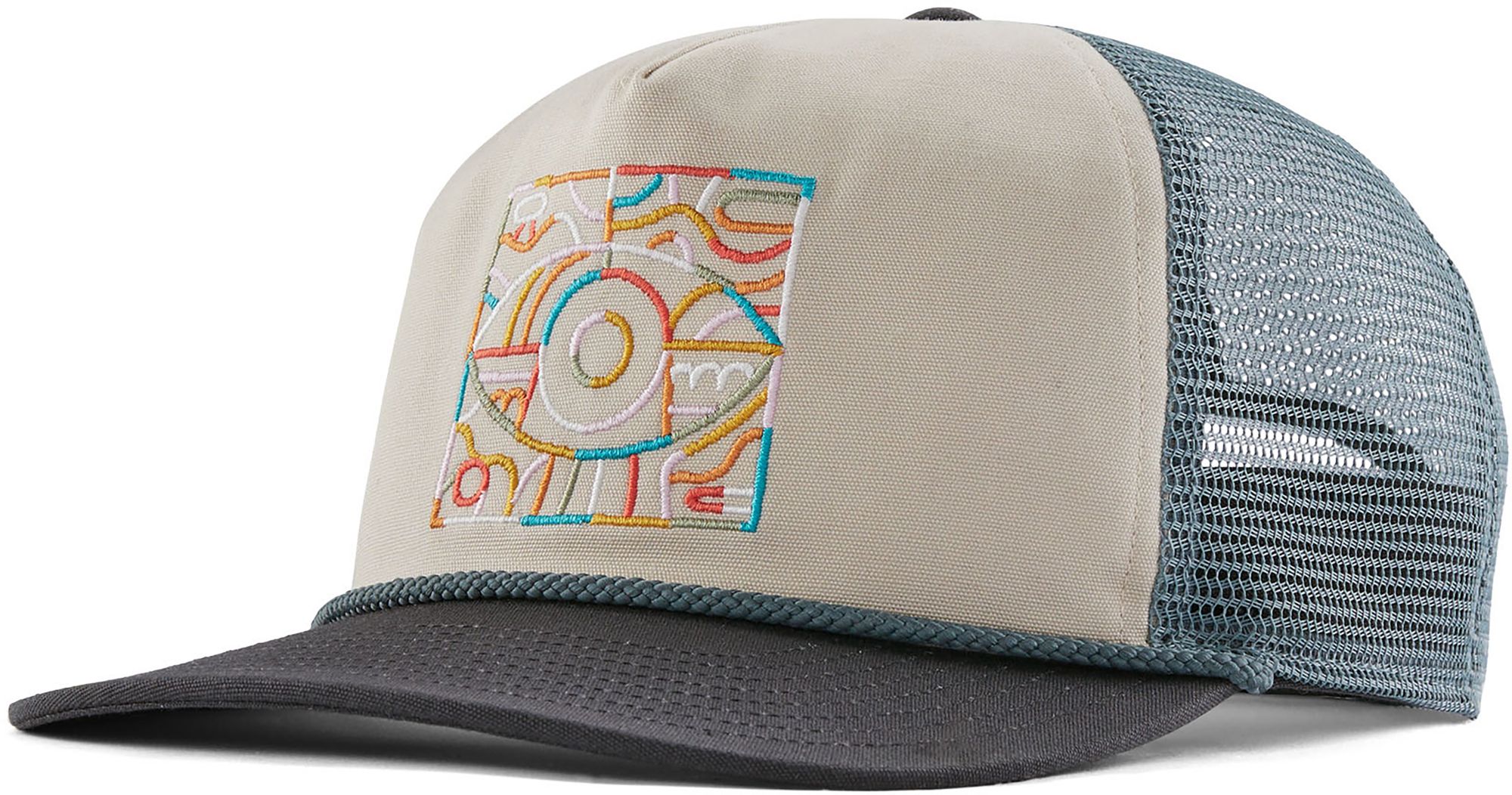 Patagonia Airfarer Cap Spoke Stencil: Nouveau Green