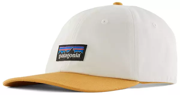 Patagonia Hat Cap Strap Back Brown Long Brim Bill Fishing