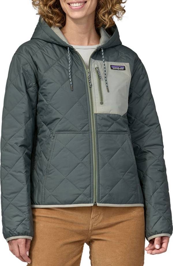 Patagonia diamond sale quilted bomber hoody