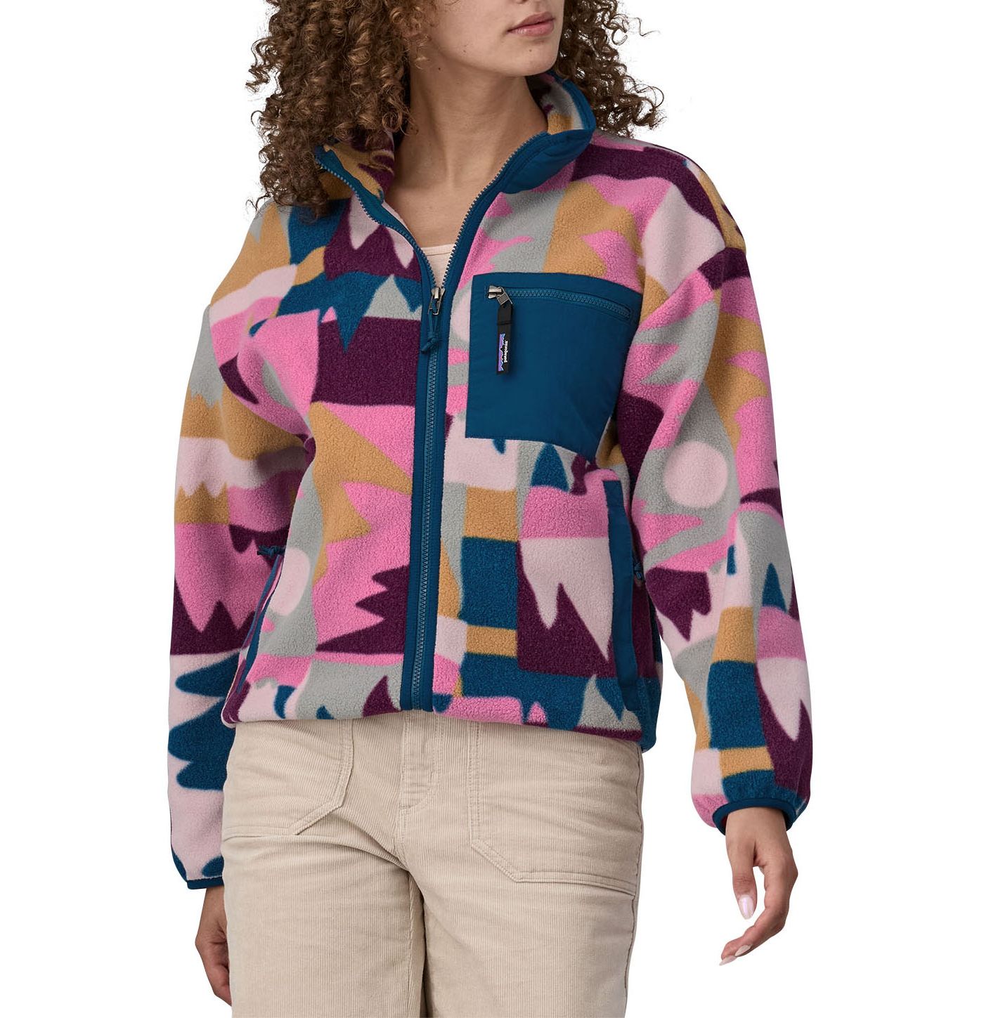 Colorful patagonia jacket on sale