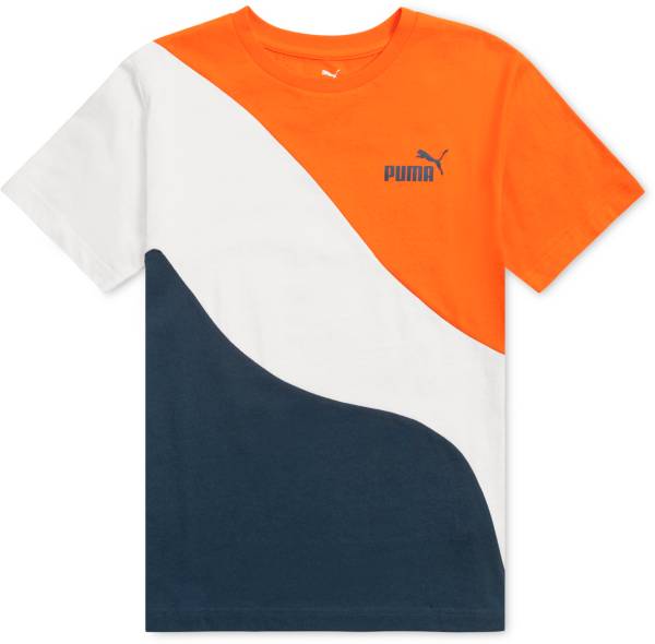 Blue and orange puma hot sale shirt