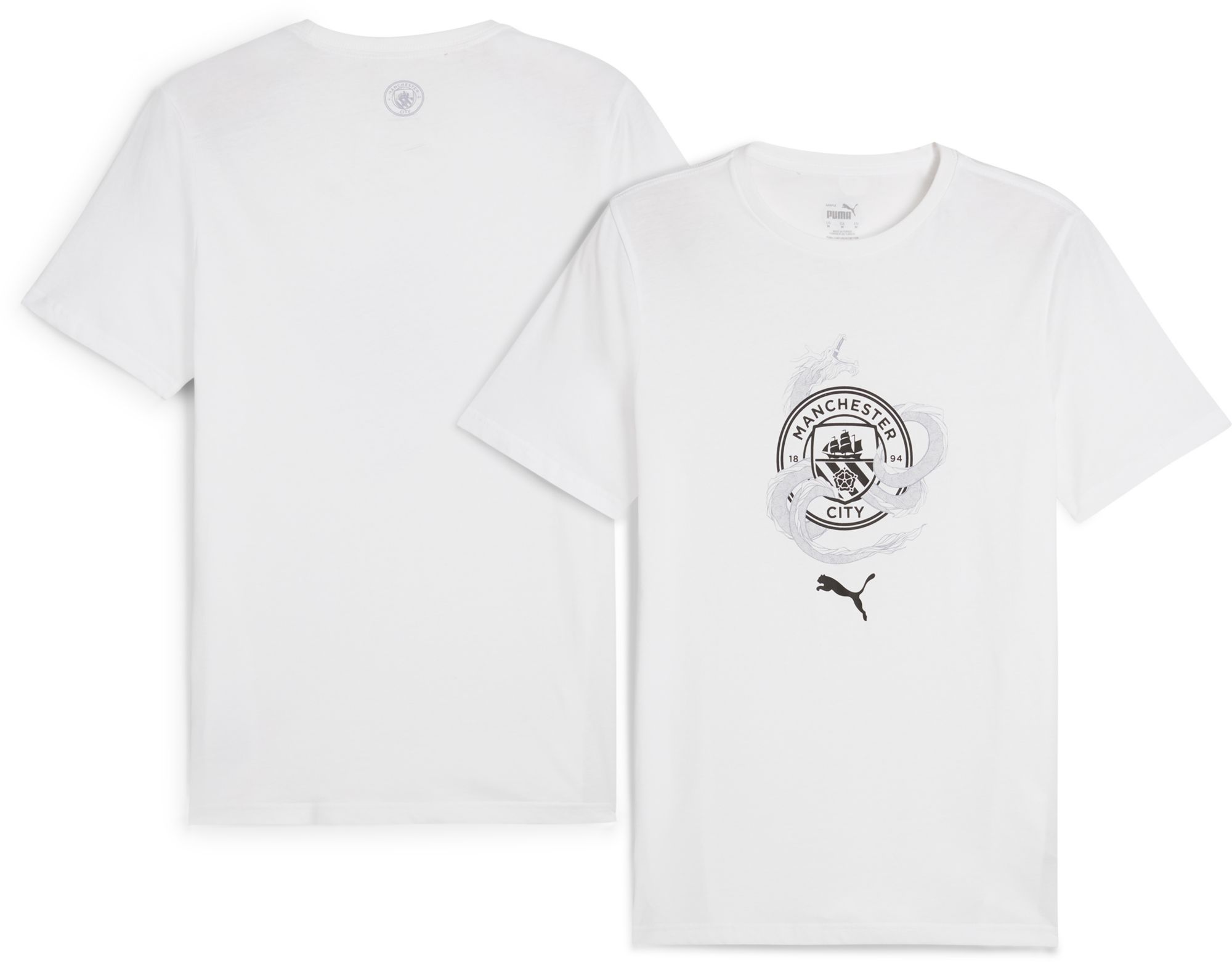 PUMA Men s Manchester City 2023 2024 Year of the Dragon White T Shirt Liberty Center