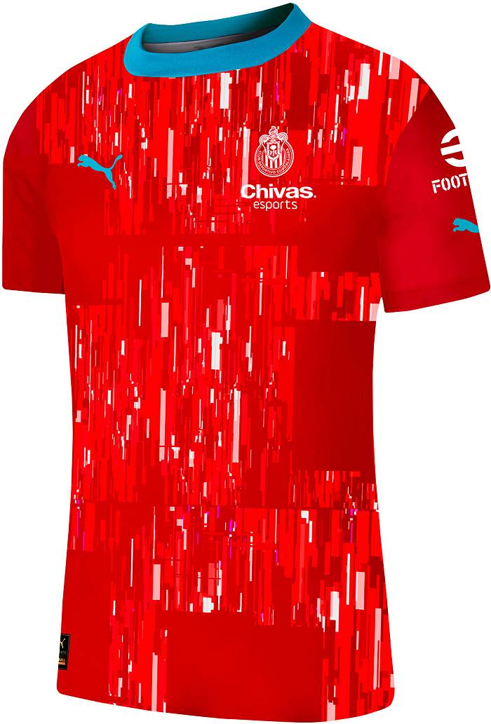  PUMA Chivas Guadalajara Home Men's Soccer Jersey- 2021/22  (Small) Red : Clothing, Shoes & Jewelry