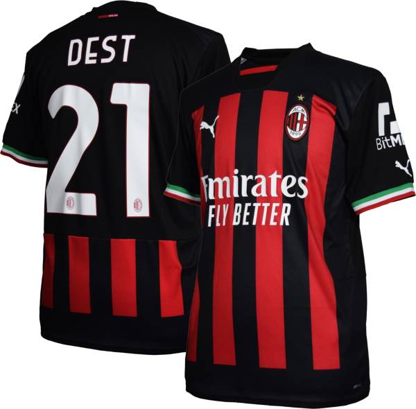 La nuestra Pertenecer a en voz alta PUMA AC Milan 2022 Sergiño Dest #21 Home Replica Jersey | Dick's Sporting  Goods