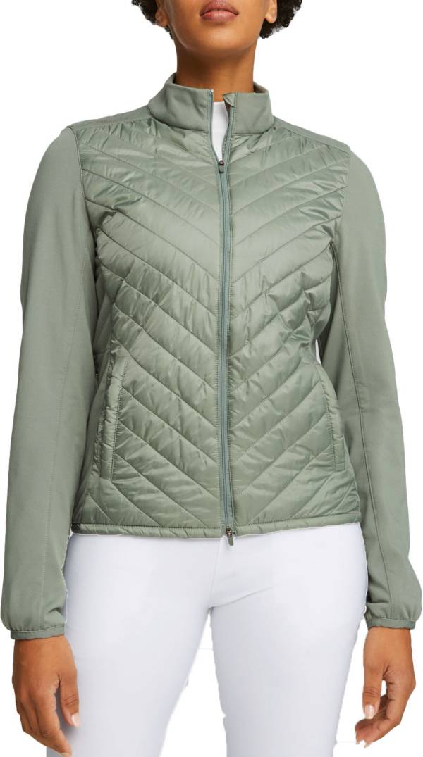 PUMA Women's Long Sleeve Full Zip Frost Quilted Golf Jacket product image