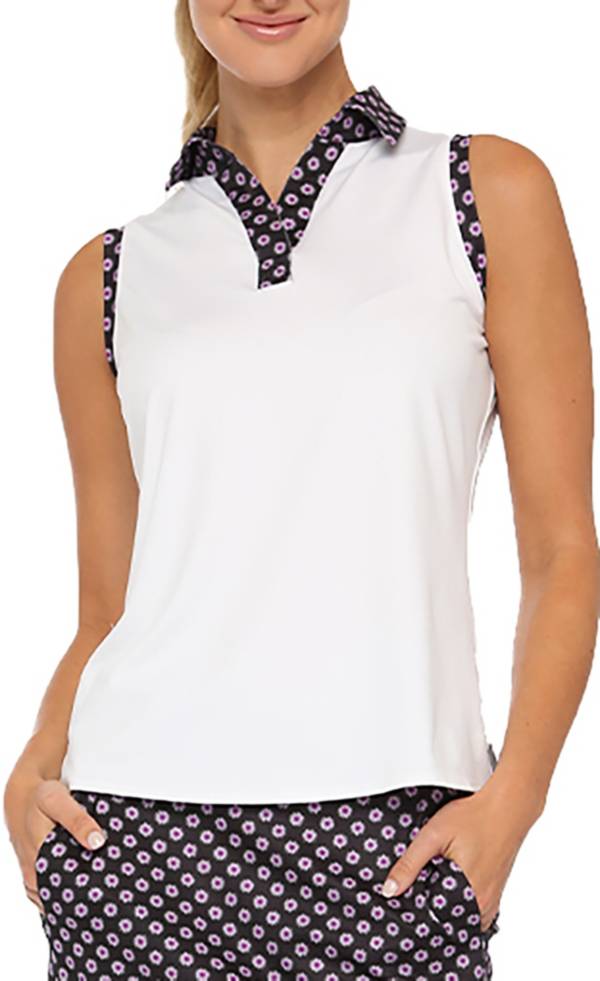 Ladies sleeveless shop golf tops