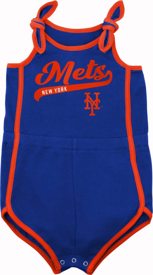 MLB Team Apparel Infant New York Mets Blue Homerun Romper Dick's Sporting Goods