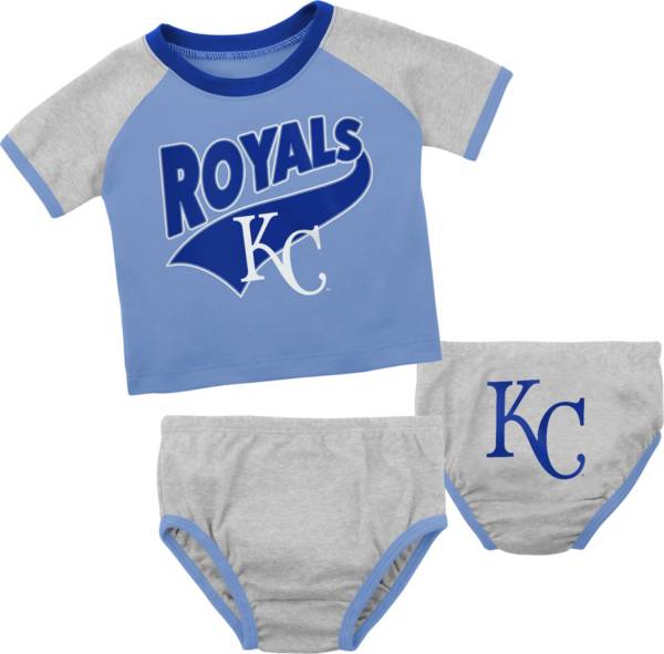 MLB Team Apparel Infant Kansas City Royals Blue Slugger Creeper