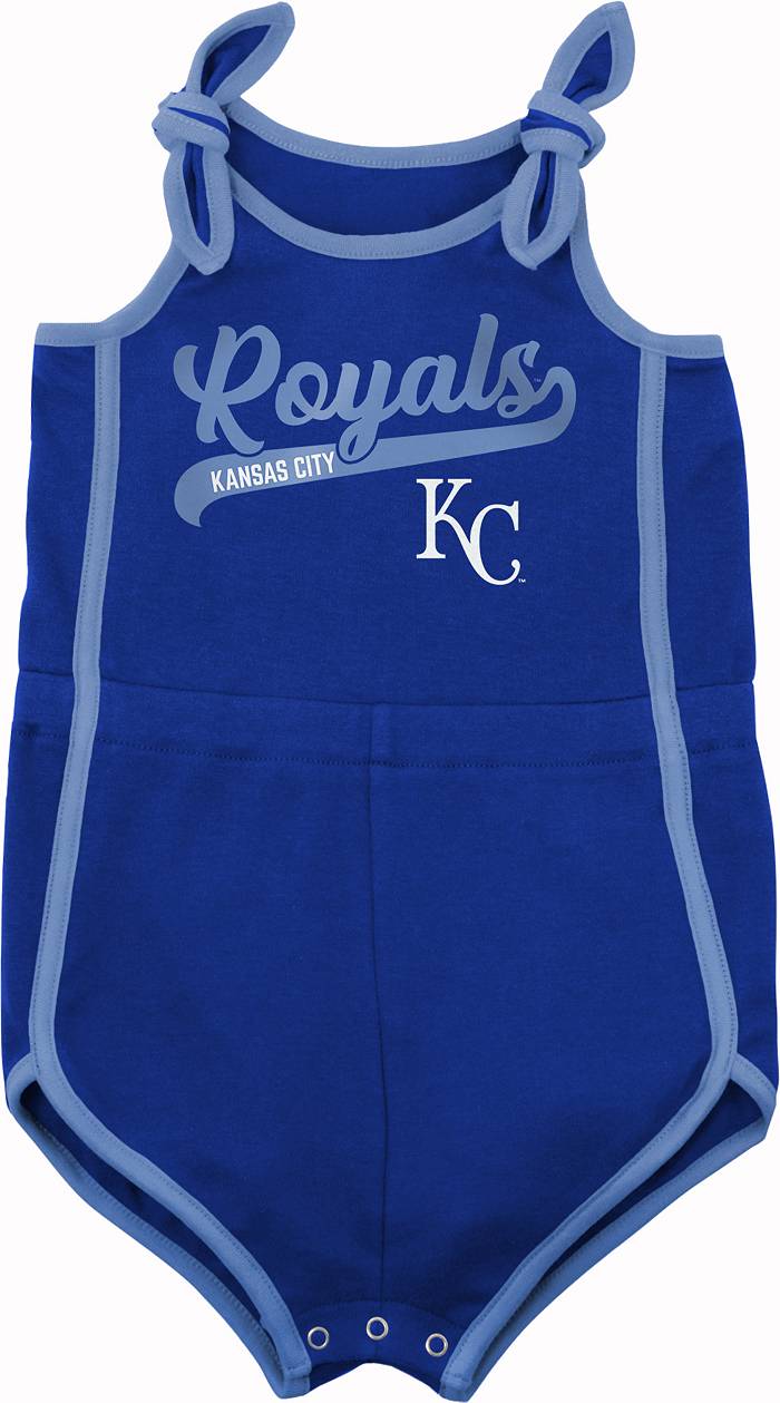 MLB Team Apparel Infant Kansas City Royals Blue Homerun Romper