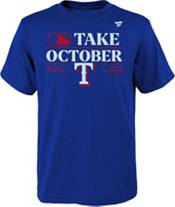 MLB Team Apparel Toddler Texas Rangers Dark Pink Bubble Hearts T-Shirt