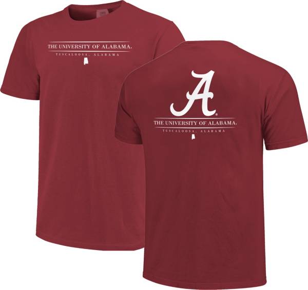 Image One Adult Alabama Crimson Tide Crimson Jumbo Mascot T Shirt