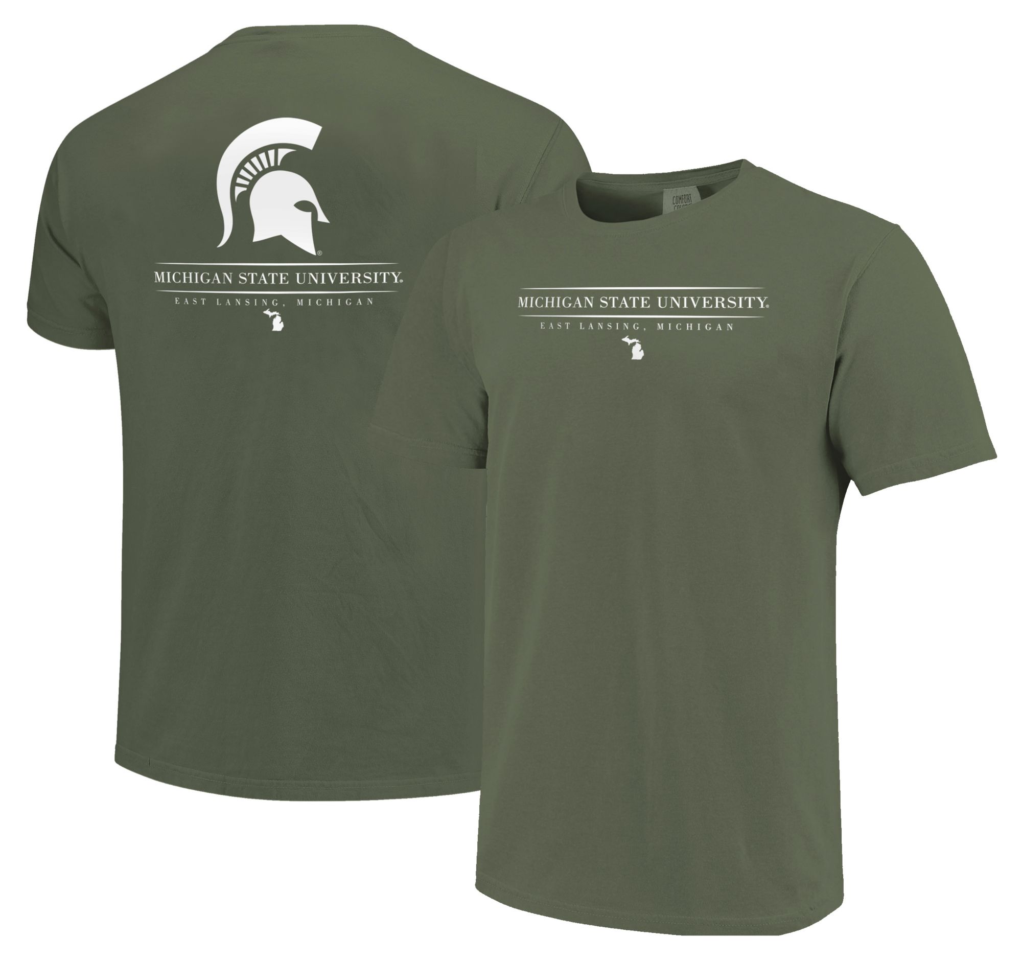 Image One Adult Michigan State Spartans Green Jumbo Mascot T-Shirt product image
