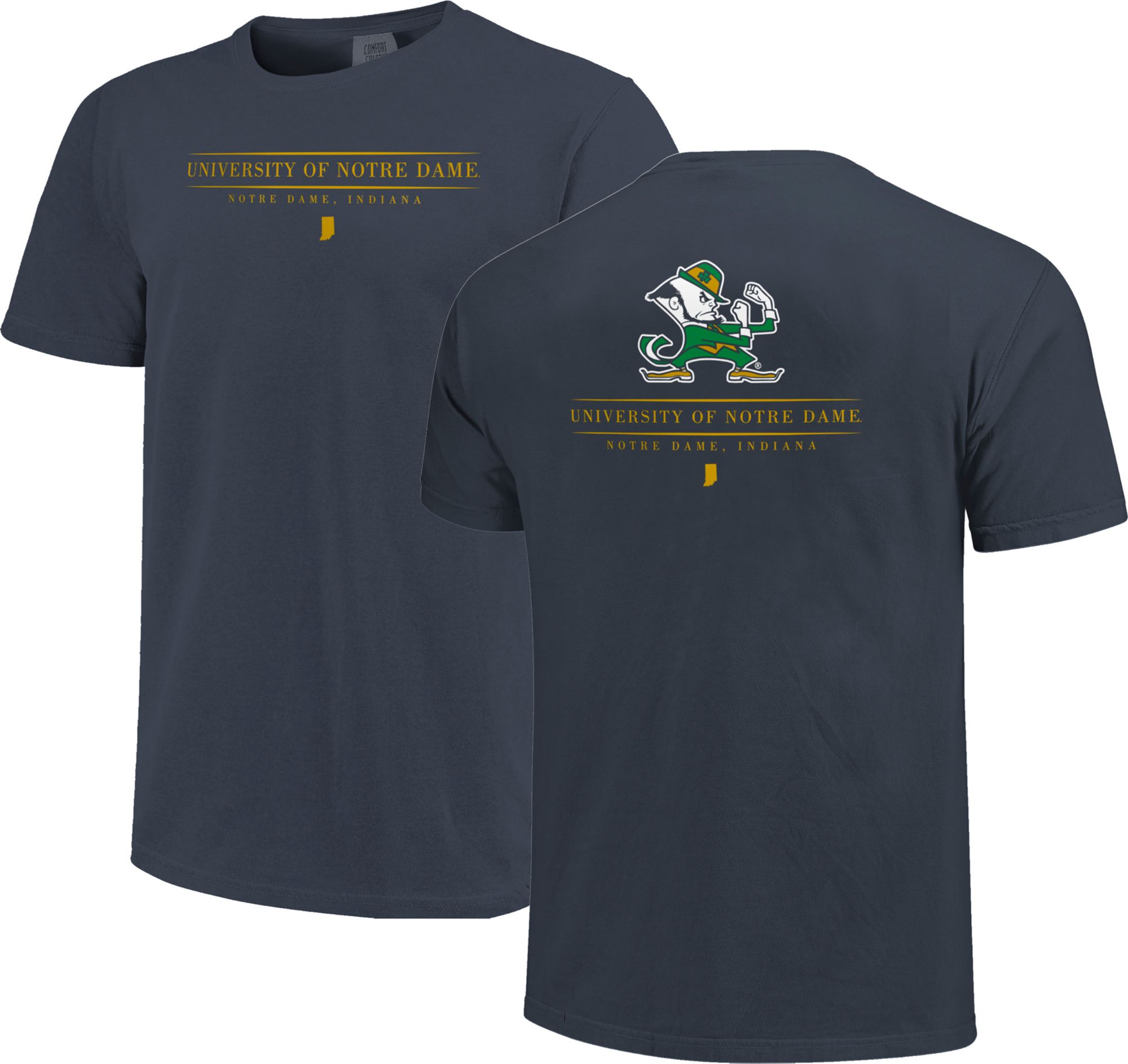 Image One Adult Notre Dame Fighting Irish Navy Jumbo Mascot T-Shirt product image
