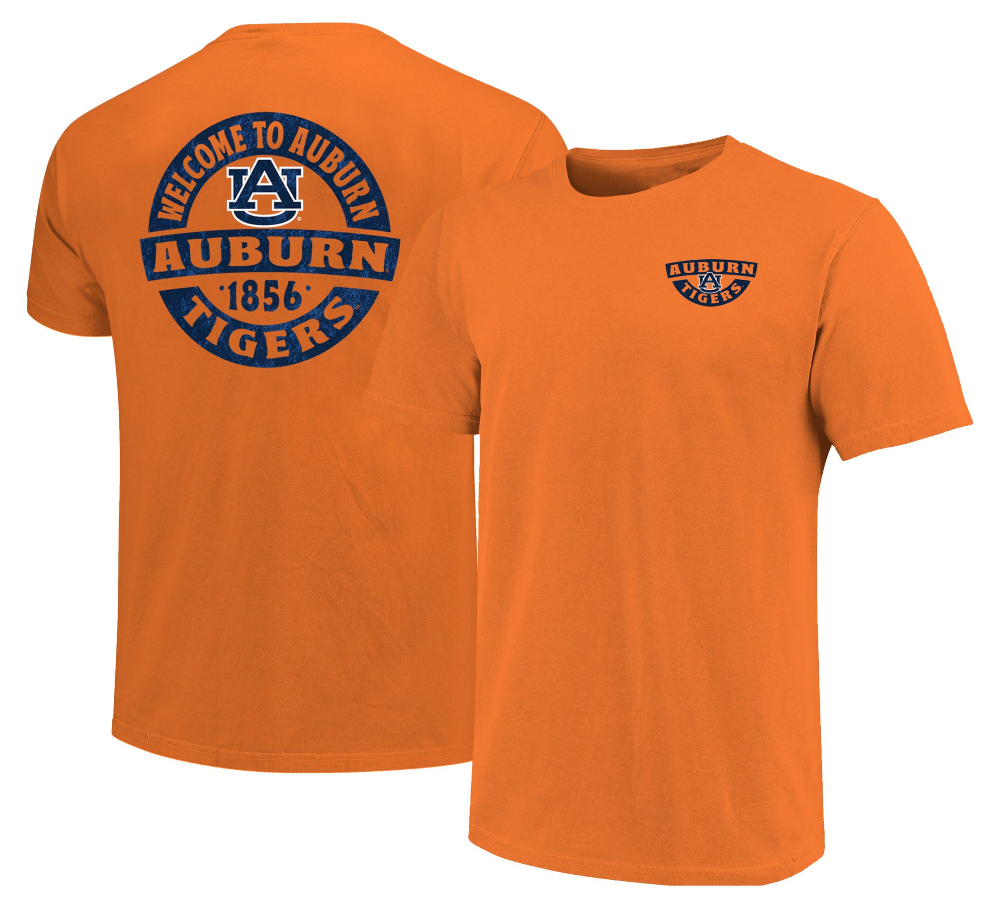 Image One Men's Auburn Tigers Orange Circle Logo T-Shirt product image