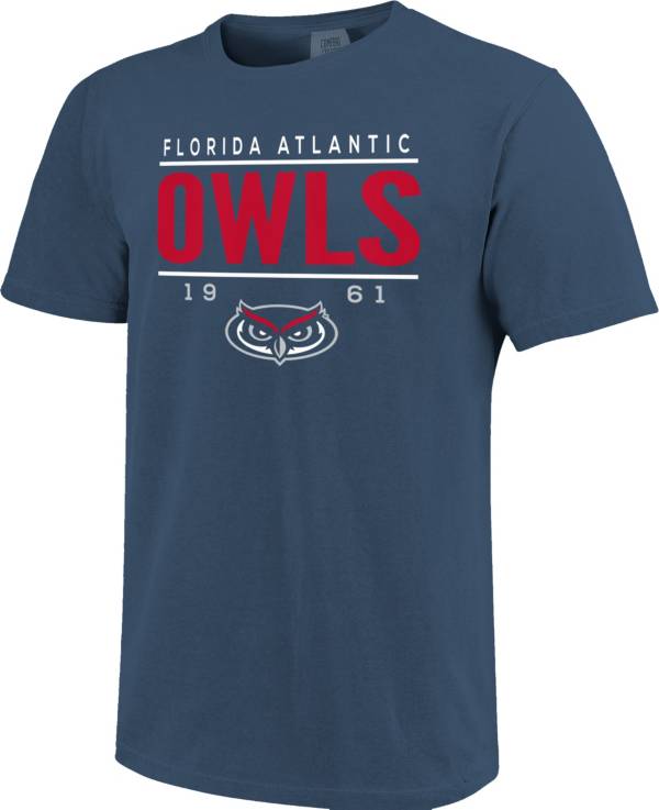 Image One Men's Florida Atlantic Owls Blue Traditional Logo T-Shirt product image