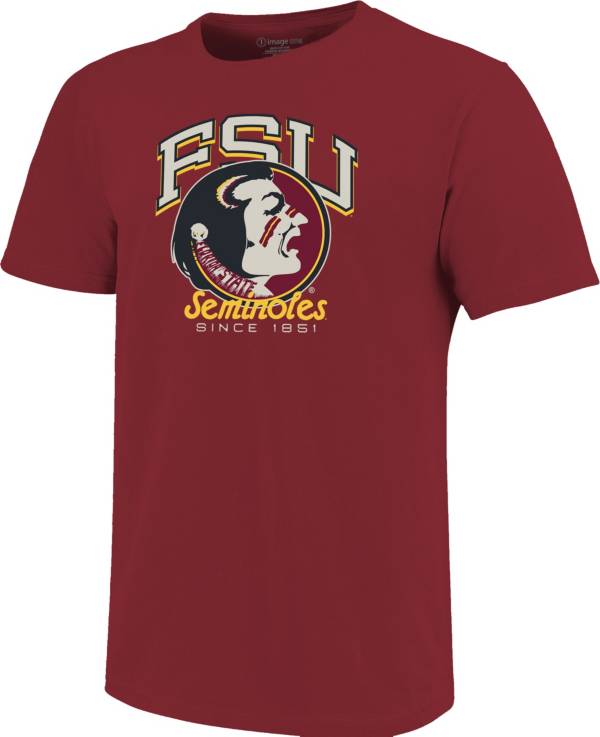 Image One Men's Florida State Seminoles Garnet Vault Mascot T-Shirt product image