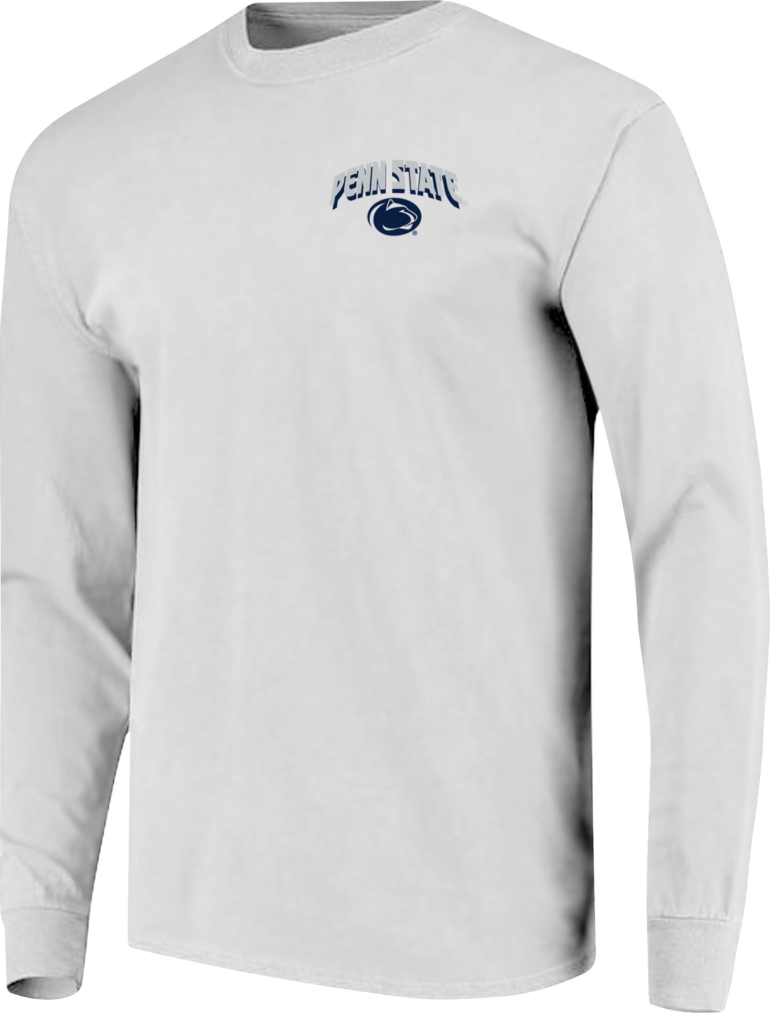 Image One Men's Penn State Nittany Lions White Campus Pride Long Sleeve Shirt product image