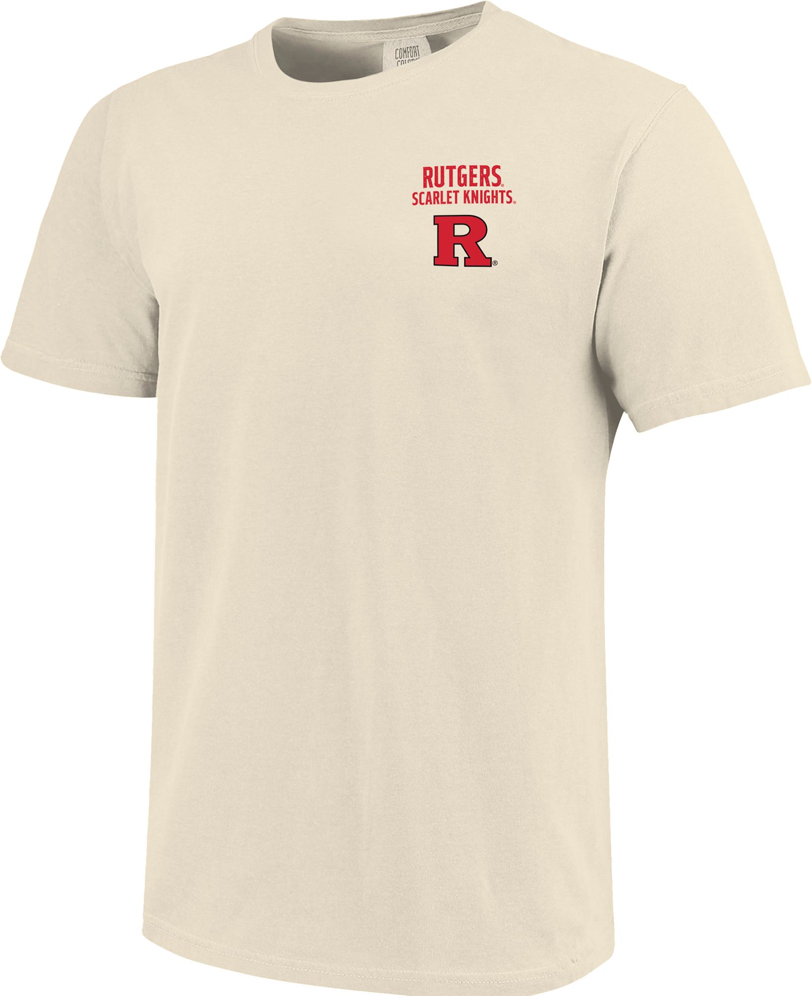 Image One Men's Rutgers Scarlet Knights Ivory Mascot Local T-Shirt product image