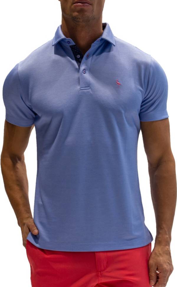 Tailorbyrd Men's Melange Modal Short Sleeve Polo product image