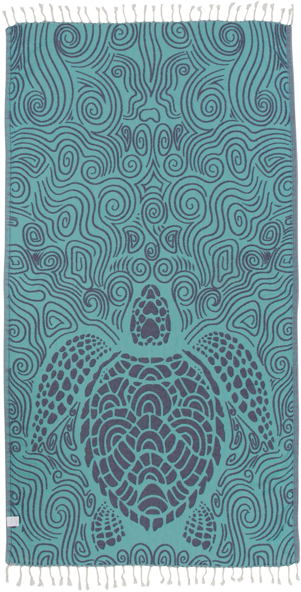 Sand Cloud Mint Swirl Turtle Towel product image