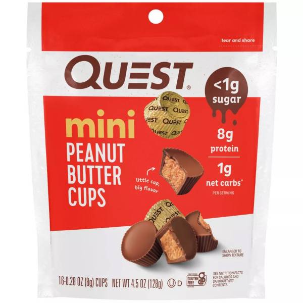 Quest Mini Peanut Butter Cups – 4.5 oz. product image