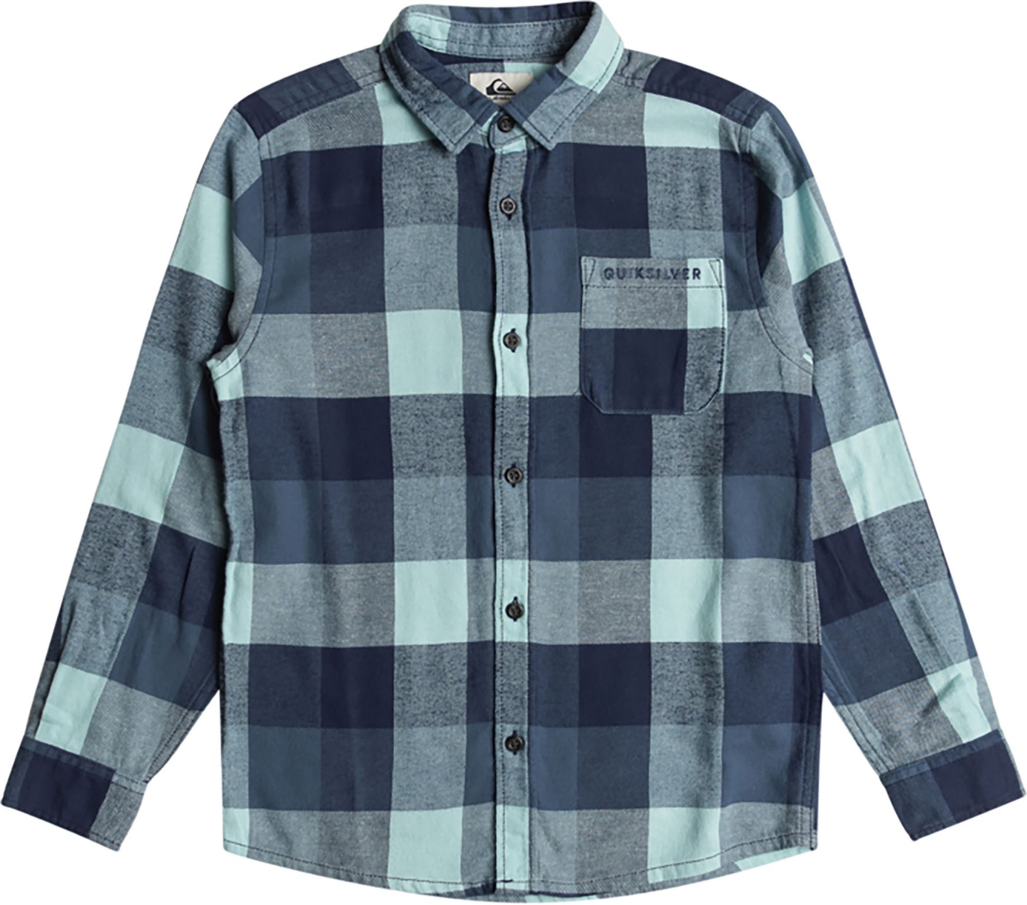 Quiksilver Youth Motherfly Long Sleeve Button-Down Shirt