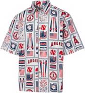 Reyn Spooner Men's Los Angeles Dodgers Americana Button Down Shirt - White - L Each
