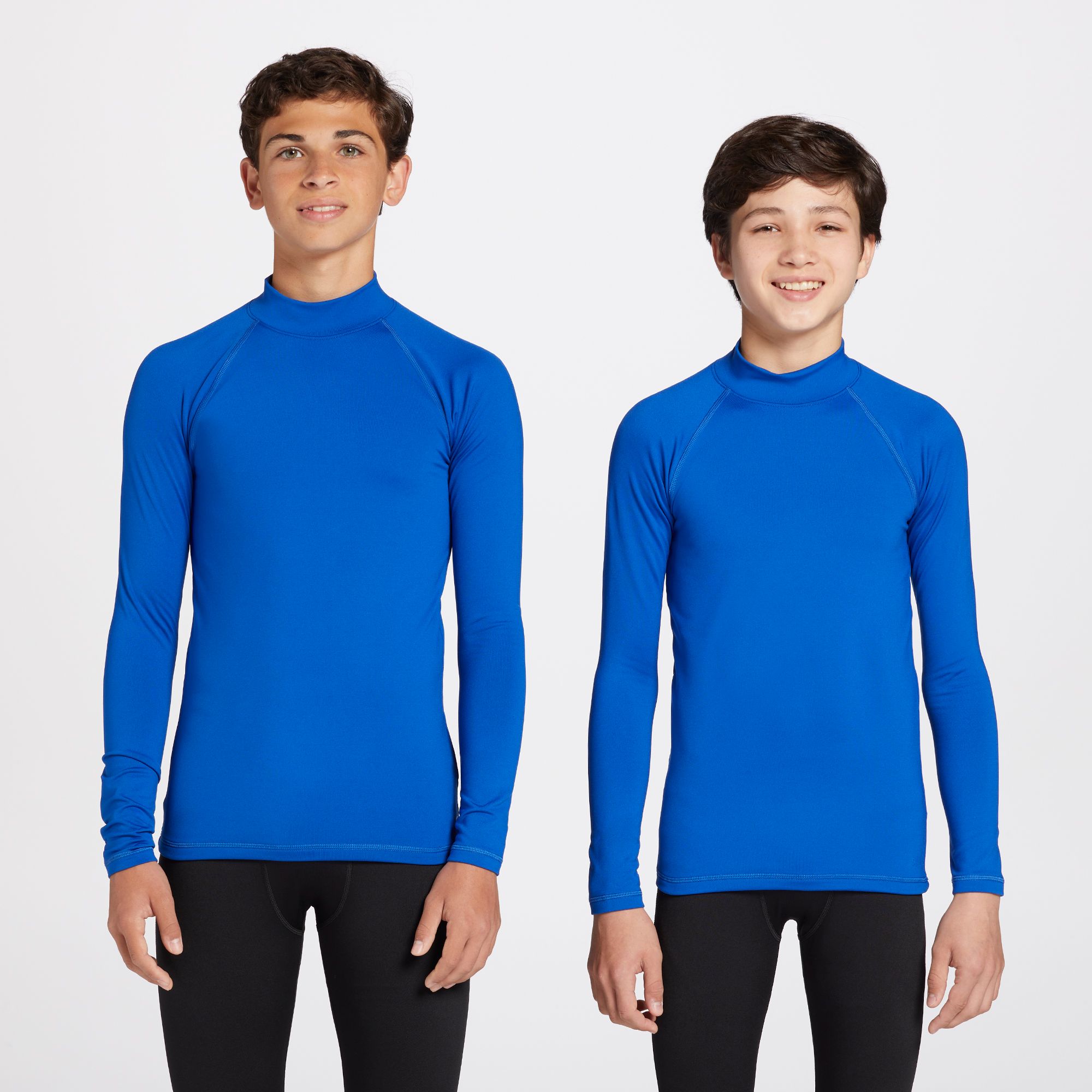 dsg mens cold weather compression mock neck long sleeve shirt