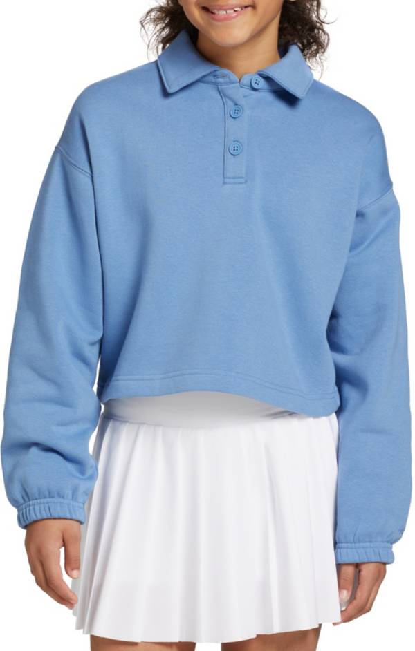 DSG Girls Henley Fleece Sweatshirt Dick s Sporting Goods