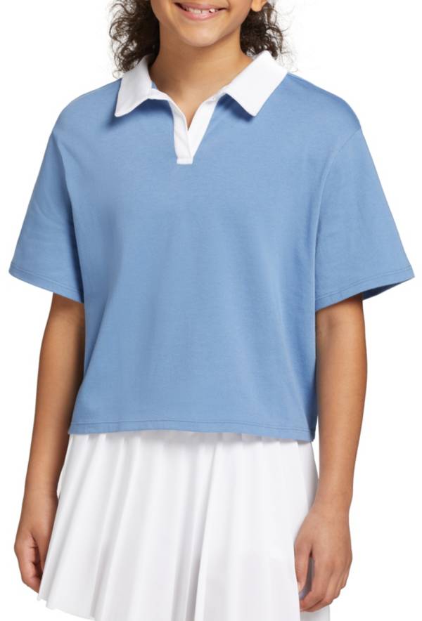DSG Girls' Johnny Collar Short Sleeve T-Shirt product image
