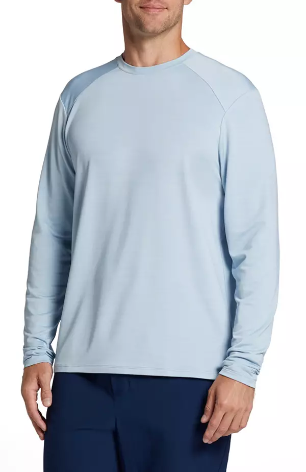 DSG Men's Movement Long Sleeve T-Shirt, XL, Blue Crystalline