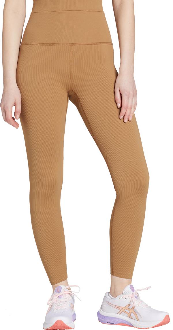 DSG Women's High Rise 7/8 Running Legging, Medium, Weathered Tan