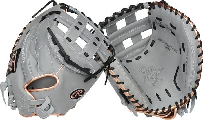Rawlings Pro Select Series 12.5 In. Baseball Gloves and Mitts, Black and  Gray, Right Hand Throw 