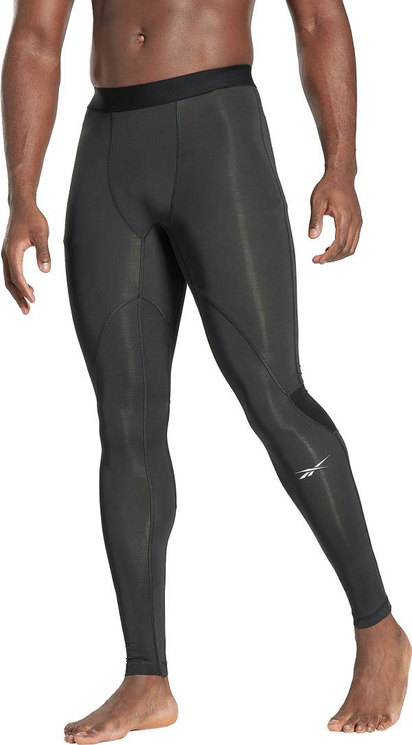 Reebok Workout Ready Compression Tights Mens Athletic Pants Large Night  Black : Target